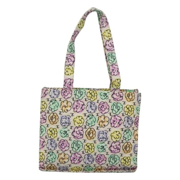 CHANEL Tote Bag Nylon White Silver CC Auth - Picture 11 of 15